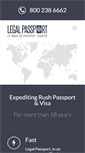 Mobile Screenshot of legalpassport.com